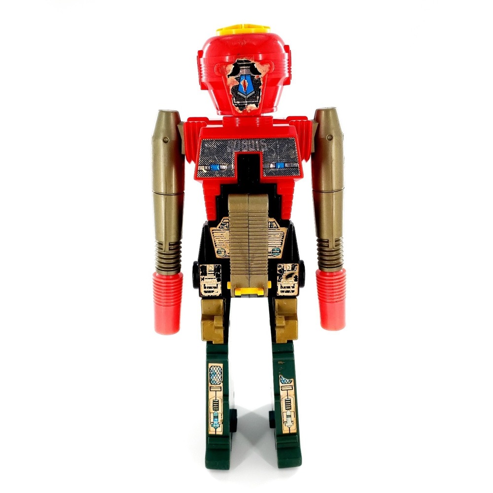 Vintage 1984 Go Bots RoGun Robot Cap Gun Rifle Transformer Toy Arco PLEASE READ